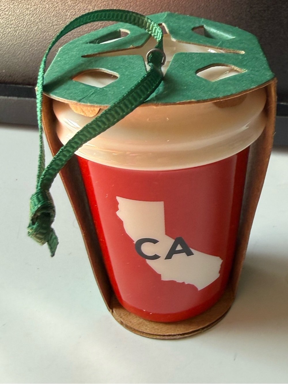 starbucks christmas california tumbler NWT ornament